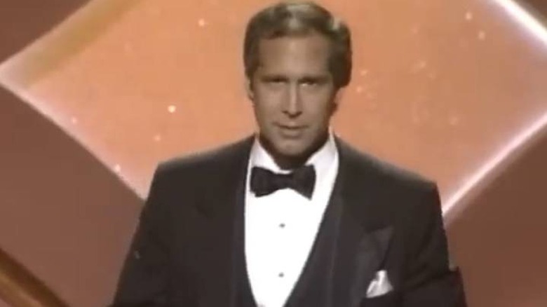 Chevy Chase hosting the 1988 Oscars