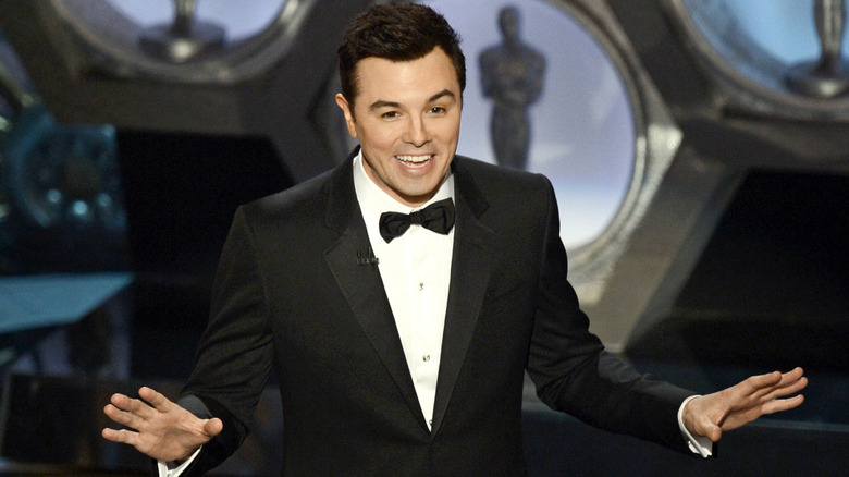 Seth MacFarlane hosting the 2013 Oscars