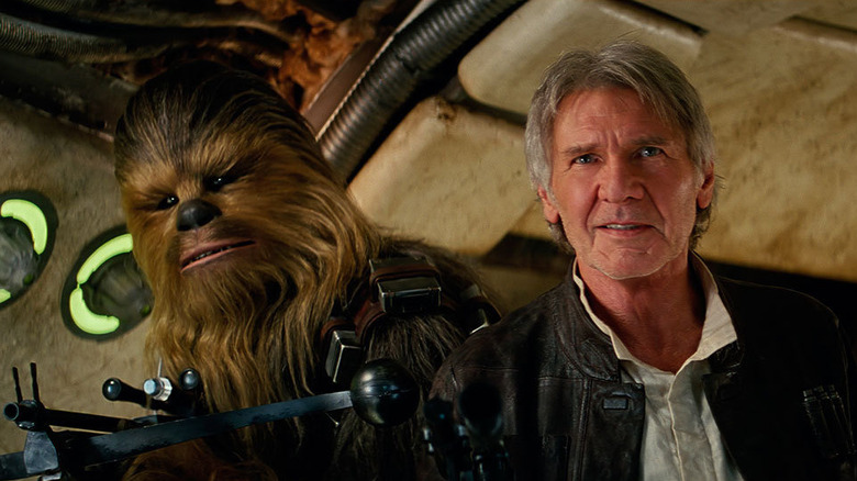 Star Wars: The Force Awakens Han and Chewie