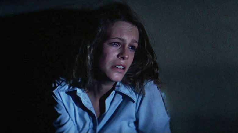 Laurie Strode Jamie Lee Curtis frightened