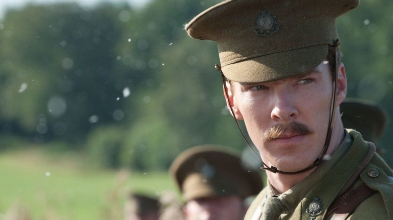 Major Jamie Stewart on a field