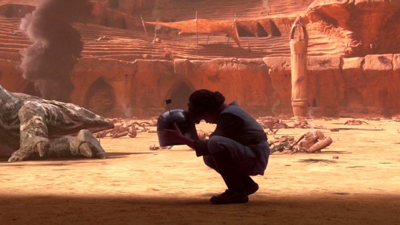 Boba mourns dads death