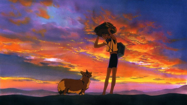 Ed and Ein depart Cowboy Bebop