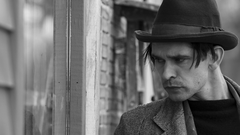 Ben Whishaw black and white