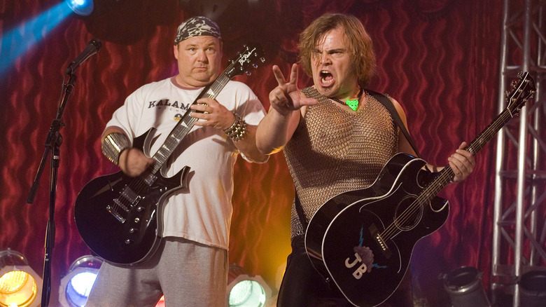 Jack Black and Kyle Gass in "Tenacious D."