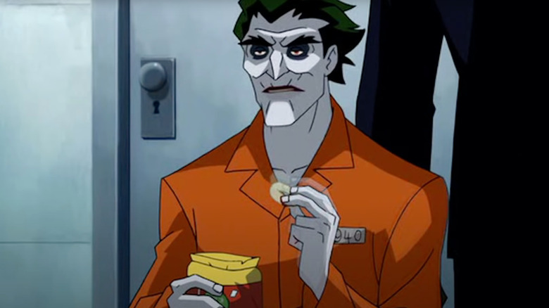 Joker eats potato chips