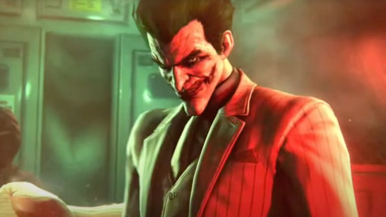 Joker smiles