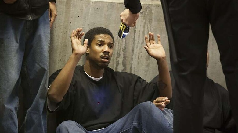 Michael B. Jordan taser raised hands Fruitvale Station