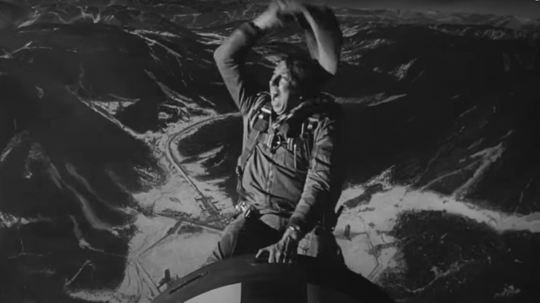 Slim Pickens as Major "King" Kong rides the bomb in Dr. Strangelove's climax