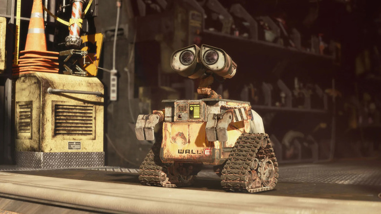 WALL-E faces a new day on the abandoned Earth