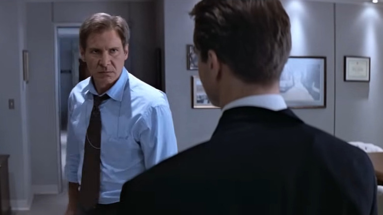 Harrison Ford as Jack Ryan gets angry in Clear and Present Danger