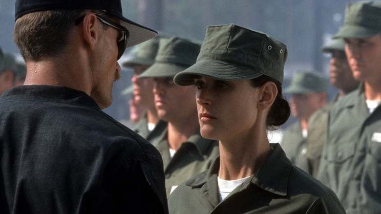 Jordan O'Neil, a.k.a. G.I. Jane, answers to her drill instructor