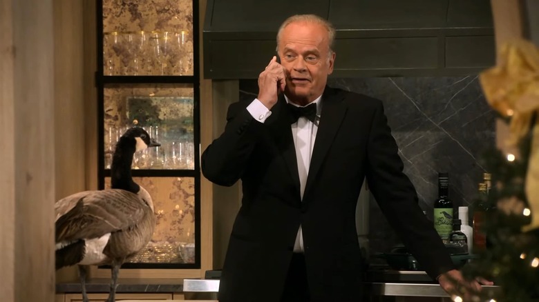 Kelsey Grammer as Frasier Crane talking on the phone in Frasier (2023)