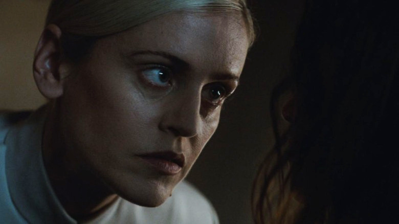 Denise Gough looking intent Andor