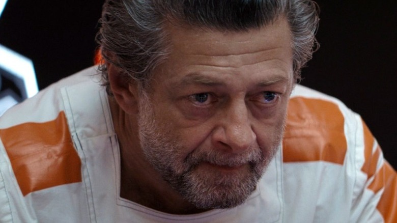 Andy serkis looking intent crying Andor 