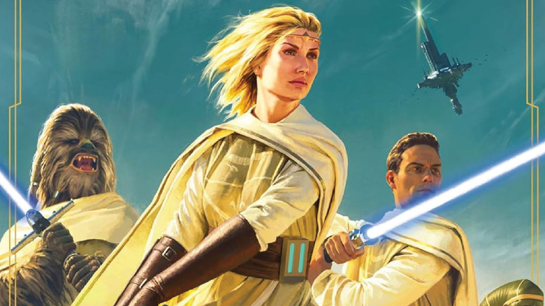 Jedi with lightsabers on the cover of Star Wars: The High Republic: Light of the Jedi
