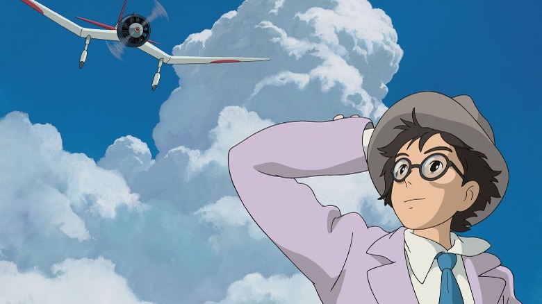 Jiro with plane