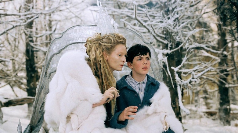 White Witch talks to Edmund in The Chronicles of Narnia