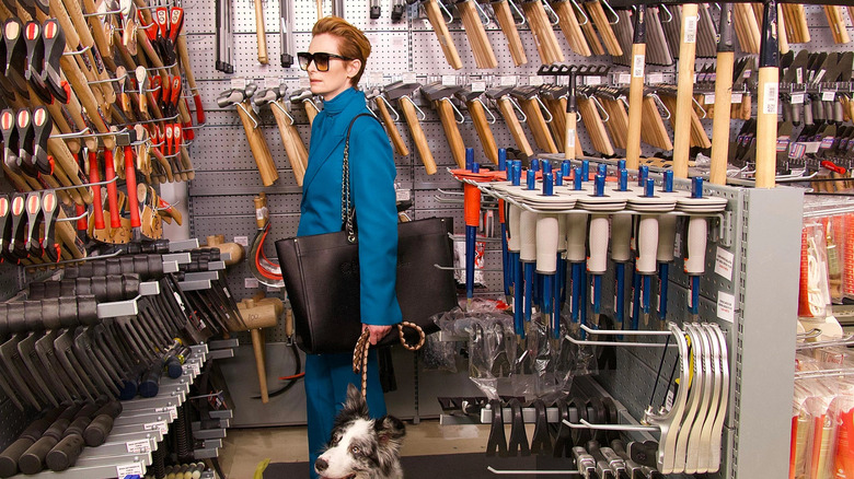 The Human Voice's Tilda Swinton shops for hammers