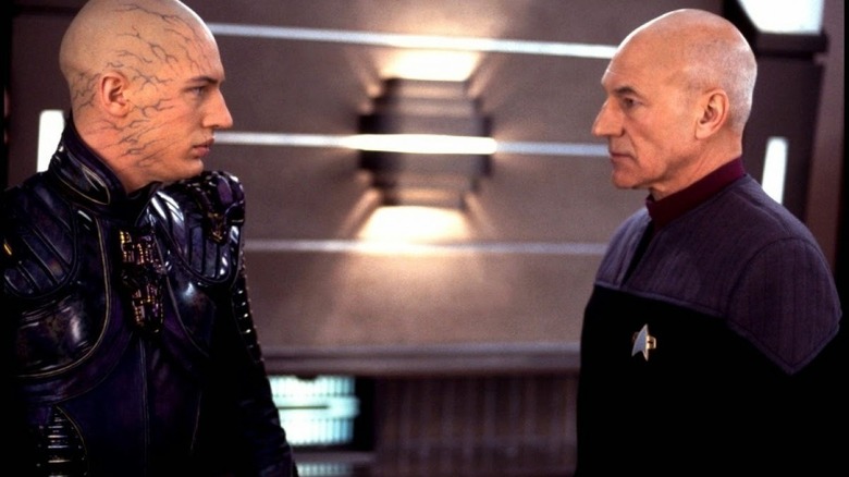 Shinzon and Picard look at each other Star Trek Nemesis