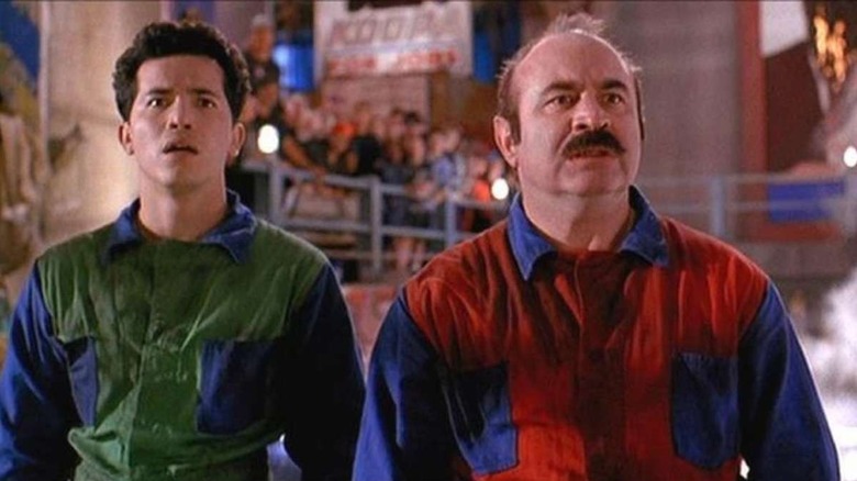 Bob Hoskins and John Leguizamo in "Super Mario Bros"