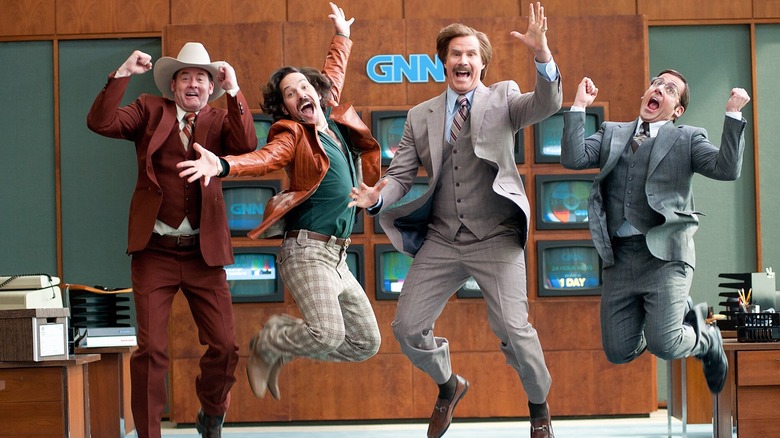 The cast of "Anchorman 2: The Legend Continues"