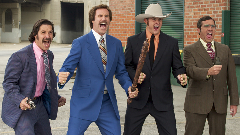 The cast of "Anchorman: The Legend of Ron Burgundy"