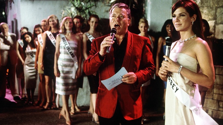 William Shatner and Sandra Bullock in Miss Congeniality