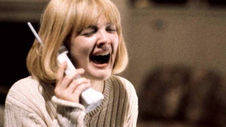 Drew Barrymore in the opening scene of Scream