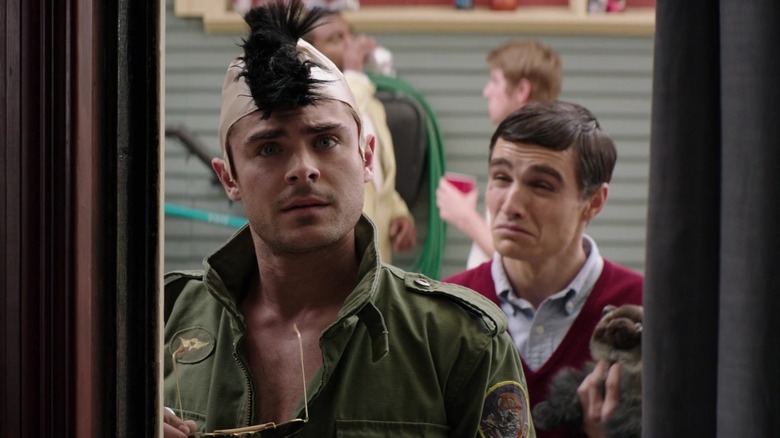 Zac Efron fake mohawk