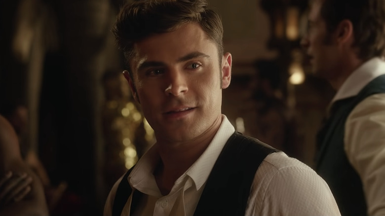 Zac Efron as Philip Carlyle vest dress shirt