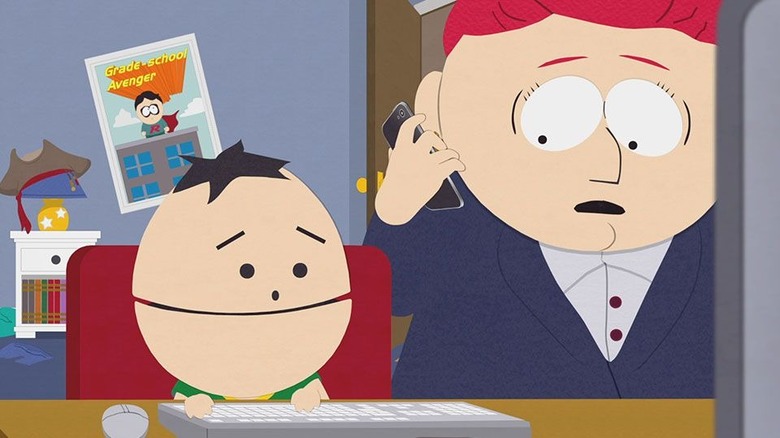 Ike and Sheila Broflovski in South Park