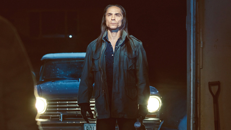 Zahn McClarnon as Hanzee Dent in "Fargo"