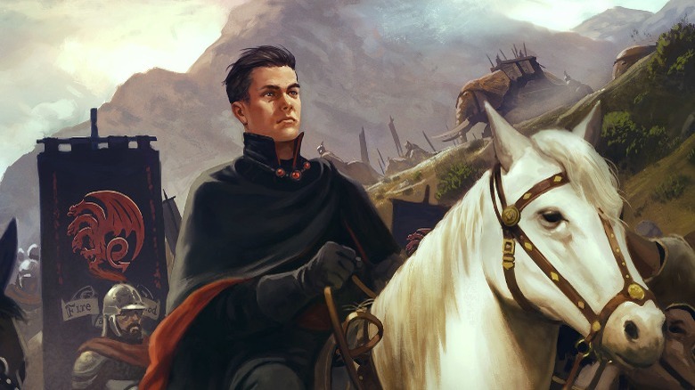 Griff Aegon Targaryen Rides Horse