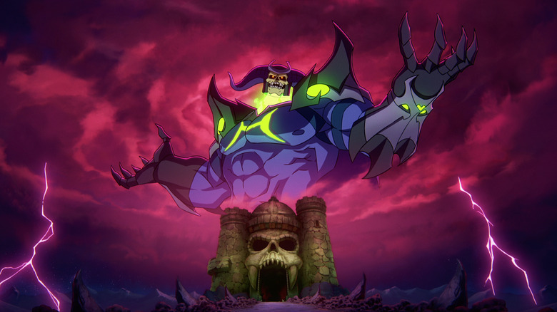 Skelegod towering over Castle Grayskull