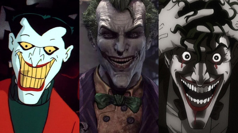 Joker in Batman: The Animated Series, Arkham games, and Killing Joke