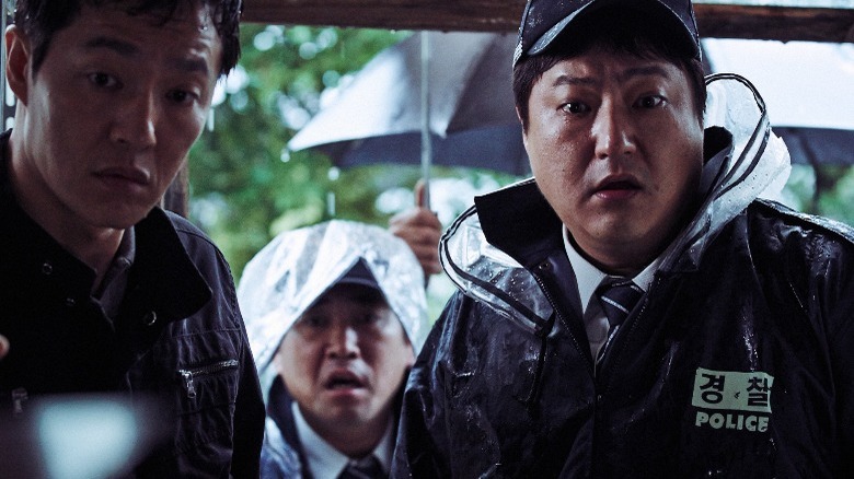 the wailing cast in rain