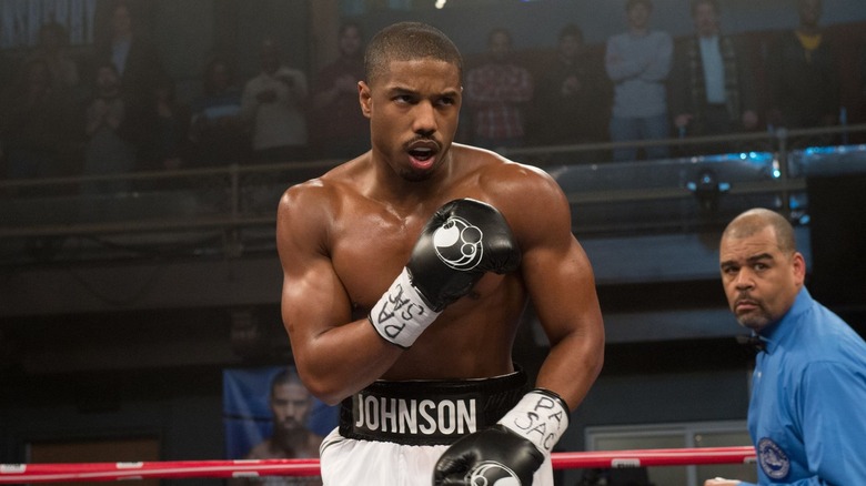 Adonis Creed boxing