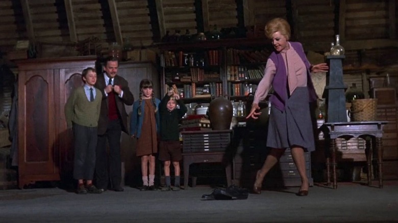 Angela Lansbury broom spell Bedknobs and Broomsticks