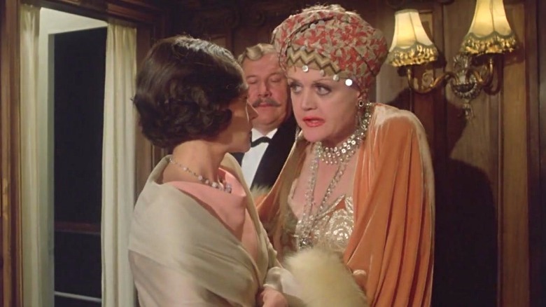 Angela Lansbury train headdress Death on the Nile