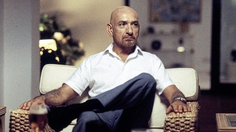 Ben Kingsley sitting down Sexy Beast