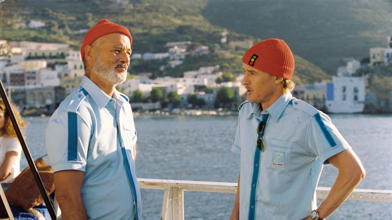 Bill Murray and Owen Wilson by ocean