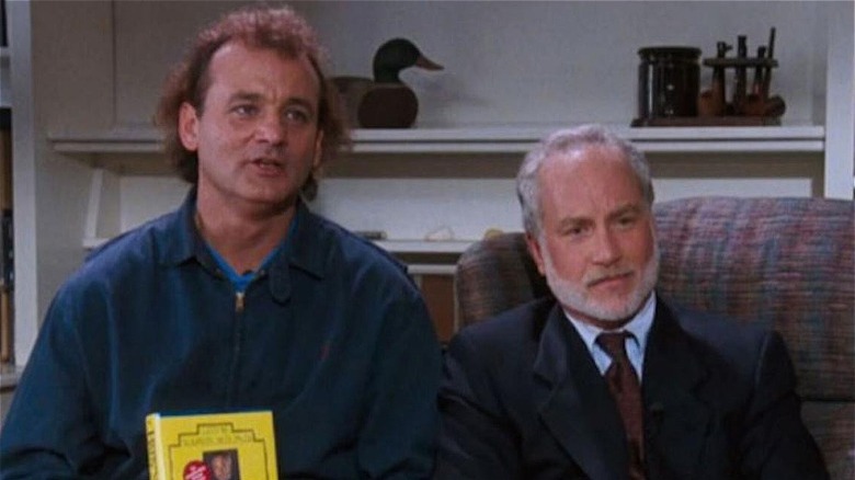 Bill Murray sits with Richard Dreyfuss