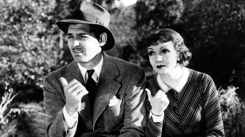 It Happened One Night's Peter and Ellie hitchhike