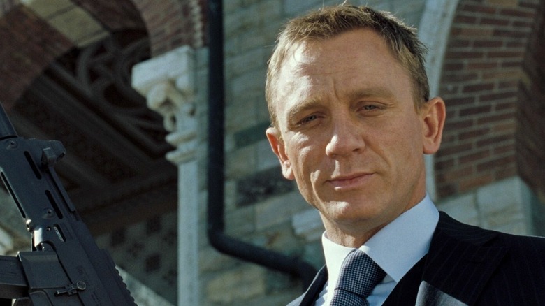 Casino Royale's Daniel Craig smirking