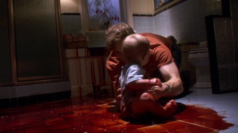 Michael C. Hall bathroom baby blood Dexter