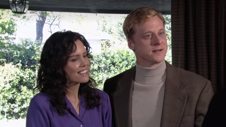 Ione Skye and Alan Tudyk