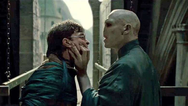 Voldemort grabs Harry