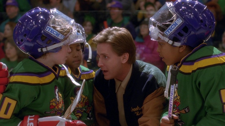 Emilio Estevez coaching