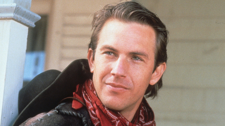 Kevin Costner as Jake smiling